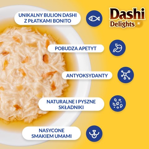 INABA DASHI DELIGHTS Łosoś 70g bulion dla kota INABA INABA DASHI DELIGHTS Łosoś 70g bulion dla kota INABA