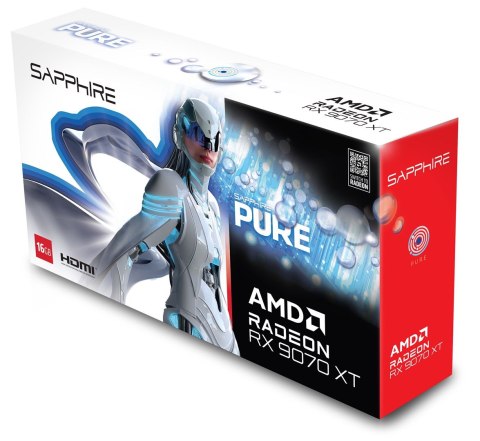 Karta graf. SAPPHIRE PURE RX 9070 XT GAMING OC 16GB Sapphire Karta graf. SAPPHIRE PURE RX 9070 XT GAMING OC 16GB Sapphire