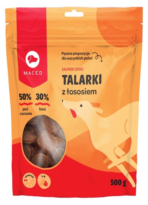 MACED Talarki z łososia - przysmak dla psa - 500 g MACED MACED Talarki z łososia - przysmak dla psa - 500 g MACED