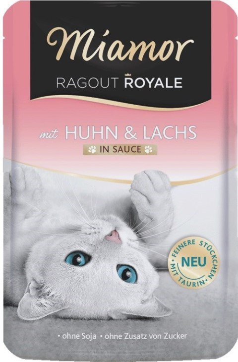 MIAMOR Ragout Royal Kurczak Łosoś 100g dla kota Miamor