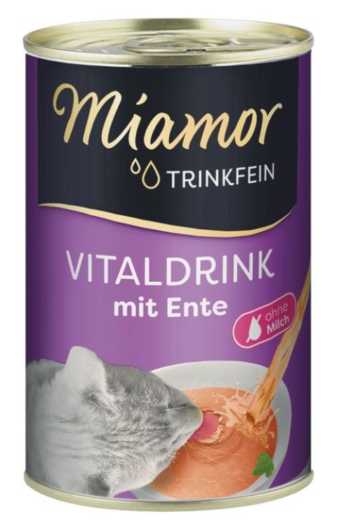 MIAMOR Vitaldrink Z Kaczką Puszka 135g Miamor MIAMOR Vitaldrink Z Kaczką Puszka 135g Miamor