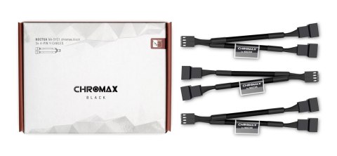Rozgałęziacz Y NOCTUA NA-SYC1.black dla 4-Pin PWM 3 szt. Noctua