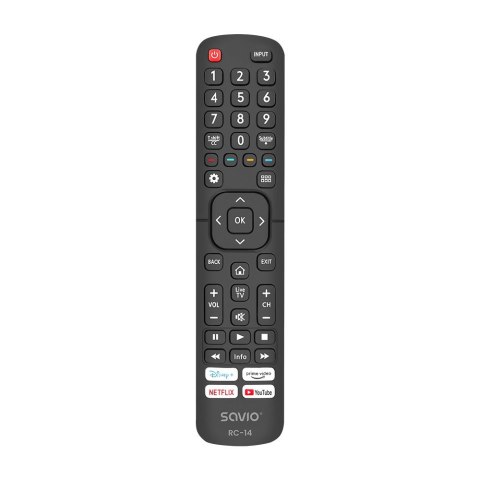 SAVIO PILOT UNIWERSALNY/ZAMIENNIK DO TV HISENSE - SMART TV RC-14 SAVIO SAVIO PILOT UNIWERSALNY/ZAMIENNIK DO TV HISENSE - SMART TV RC-14 SAVIO