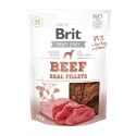 Brit Jerky Beef Real Fillets - Wołowina - przysmak dla psa - 200 g Brit