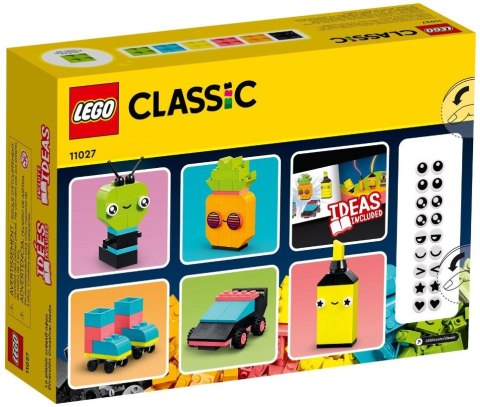 LEGO Classic 11027 Kreatywna zabawa neonowymi kolorami Lego LEGO Classic 11027 Kreatywna zabawa neonowymi kolorami Lego