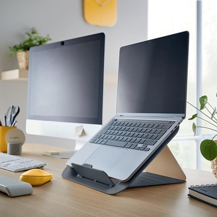 LEITZ Podstawka pod laptopa Ergo Cosy, szara LEITZ LEITZ Podstawka pod laptopa Ergo Cosy, szara LEITZ