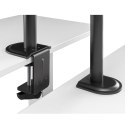 MACLEAN UCHWYT BIURKOWY DO MONITORA LCD 17-32", 9KG, VESA 75X75 ORAZ 100X100 PODWÓJNE RAMIĘ MC-753N Maclean