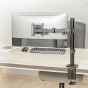 MACLEAN UCHWYT BIURKOWY DO MONITORA LCD 17-32", 9KG, VESA 75X75 ORAZ 100X100 PODWÓJNE RAMIĘ MC-753N Maclean