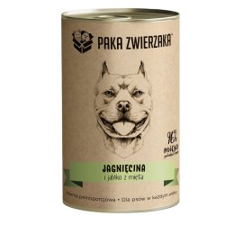 Paka Zwierzaka Jagnięcina i jabłko z miętą 400g PAKA ZWIERZAKA