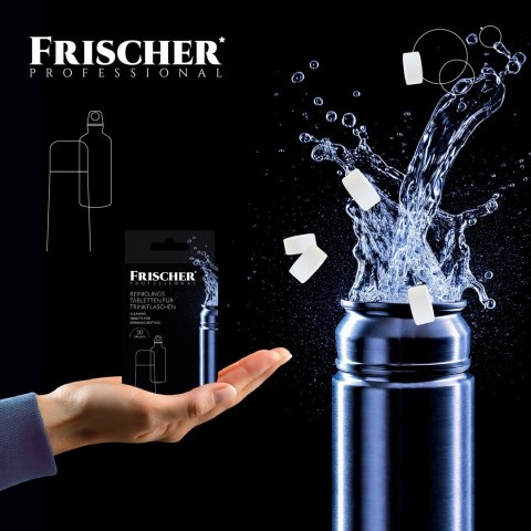 Tabletki do czyszczenia butelek i termosów Frischer 10szt FRISCHER Tabletki do czyszczenia butelek i termosów Frischer 10szt FRISCHER
