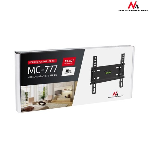 Uchwyt ścienny do telewizora Maclean MC-777 (ścienne; 13" - 42"; max. 35kg) Maclean Uchwyt ścienny do telewizora Maclean MC-777 (ścienne; 13" - 42"; max. 35kg) Maclean