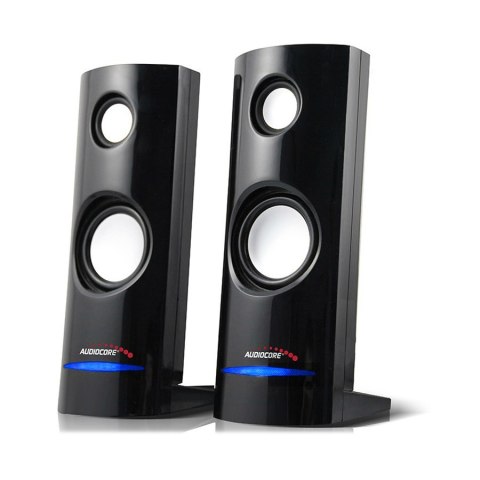 Zestaw głośników komputerowe AUDIOCORE AC860 (2.0; kolor czarny) AUDIOCORE Zestaw głośników komputerowe AUDIOCORE AC860 (2.0; kolor czarny) AUDIOCORE