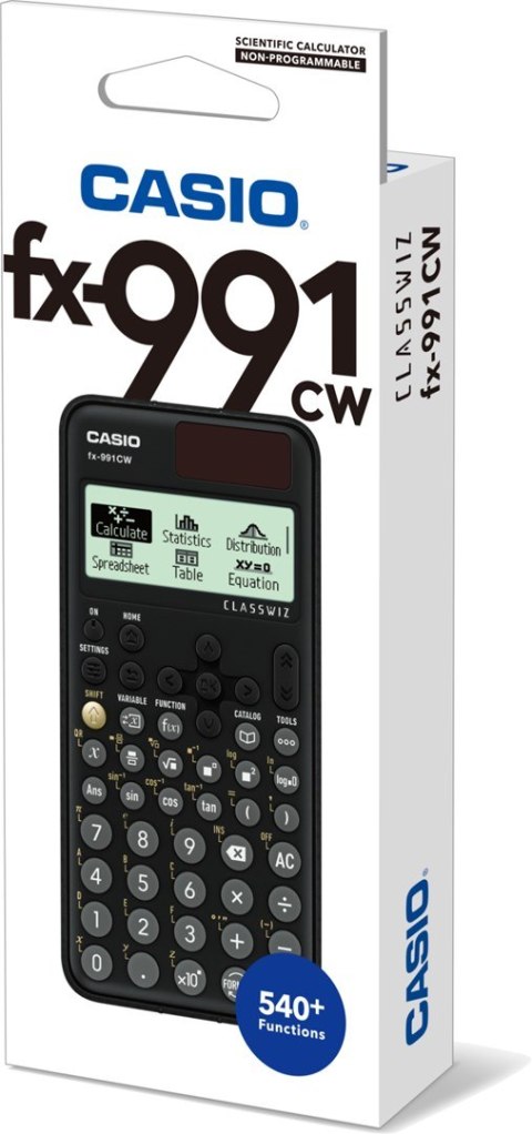 CASIO FX-991CW KALKULATOR NAUKOWY BOX. Czarny. Casio CASIO FX-991CW KALKULATOR NAUKOWY BOX. Czarny. Casio