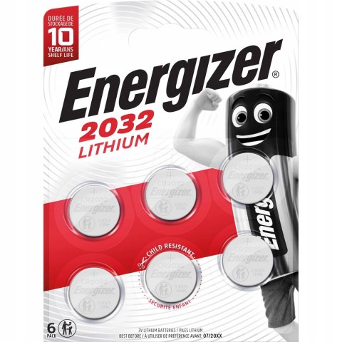 ENERGIZER BATERIE SPECJALISTYCZNE CR2032 6 SZTUK NEW ENERGIZER ENERGIZER BATERIE SPECJALISTYCZNE CR2032 6 SZTUK NEW ENERGIZER
