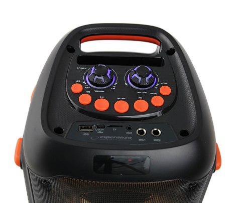 ESPERANZA GŁOŚNIK BT FM LED RGB KARAOKE SINGER EP156 Esperanza ESPERANZA GŁOŚNIK BT FM LED RGB KARAOKE SINGER EP156 Esperanza