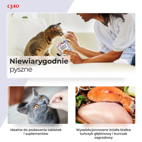 INABA CAT JUICY BITES kurczak i tunczyk - przysmak dla kota 3 x 11 g INABA INABA CAT JUICY BITES kurczak i tunczyk - przysmak dla kota 3 x 11 g INABA