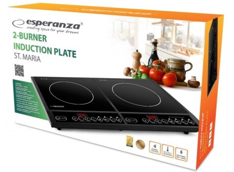 Kuchenka Esperanza St.Maria EKH008 (2 pola grzejne; 2000W) (WYPRZEDAŻ) Esperanza Kuchenka Esperanza St.Maria EKH008 (2 pola grzejne; 2000W) (WYPRZEDAŻ) Esperanza