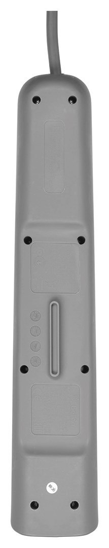 Listwa zasilająca Belkin Power Surge 4-PORT + 2xUSB-A 2m Grey/White Schuko Belkin Listwa zasilająca Belkin Power Surge 4-PORT + 2xUSB-A 2m Grey/White Schuko Belkin