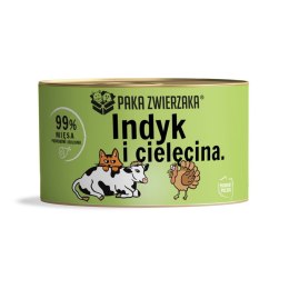 Paka Zwierzaka Indyk z cielęciną 200g PAKA ZWIERZAKA