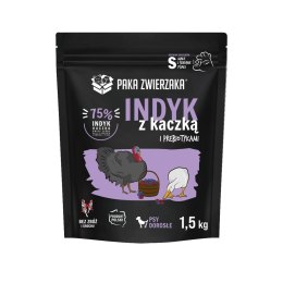 Paka Zwierzaka Seventh Heaven Indyk z kaczką ''S'' 1,5kg PAKA ZWIERZAKA