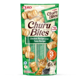 Przysmak CHURU Bites Tuńczyk&kurczak dla kota 3x10g INABA
