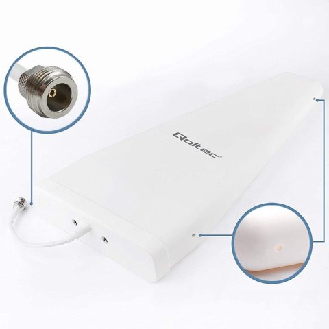 QOLTEC ANTENA 4G LTE DUAL | 14DBI | DOOKÓLNA | ZEWNĘTRZNA Qoltec QOLTEC ANTENA 4G LTE DUAL | 14DBI | DOOKÓLNA | ZEWNĘTRZNA Qoltec