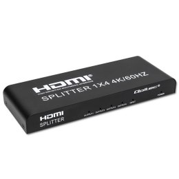 QOLTEC ROZDZIELACZ SPLITTER 4XHDMI 4KX2K | 6GB/S | 60HZ Qoltec