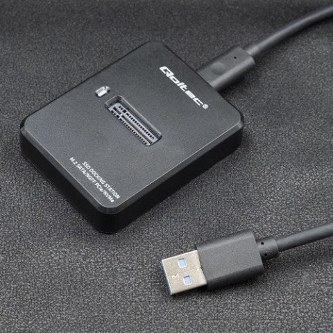 QOLTEC STACJA DOKUJĄCA DYSKÓW SSD M.2 SATA/PCIE | NGFF/NVME | USB 3.1 Qoltec QOLTEC STACJA DOKUJĄCA DYSKÓW SSD M.2 SATA/PCIE | NGFF/NVME | USB 3.1 Qoltec