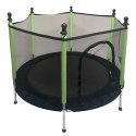 Trampolina ogrodowa dla dzieci siatka 140 cm zielona Kik Sp. z o. o. Sp. k.