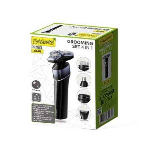 Zestaw do golenia 5w1 USB MAESTRO MR-675 Maestro Zestaw do golenia 5w1 USB MAESTRO MR-675 Maestro
