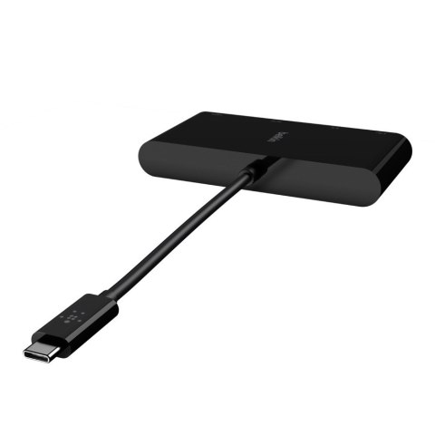 Hub Belkin USB-C Multimedia Adapter 4-in-1 Core Hub 1x4k HDMI/1xVGA/1xUSB-A/1xRJ45 Gigabit Black Belkin Hub Belkin USB-C Multimedia Adapter 4-in-1 Core Hub 1x4k HDMI/1xVGA/1xUSB-A/1xRJ45 Gigabit Black Belkin