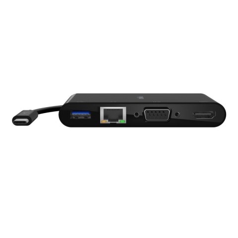 Hub Belkin USB-C Multimedia Adapter 4-in-1 Core Hub 1x4k HDMI/1xVGA/1xUSB-A/1xRJ45 Gigabit Black Belkin Hub Belkin USB-C Multimedia Adapter 4-in-1 Core Hub 1x4k HDMI/1xVGA/1xUSB-A/1xRJ45 Gigabit Black Belkin