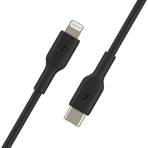 Kabel Belkin BoostCharge USB-C to Lightning Cable 1m Black Belkin Kabel Belkin BoostCharge USB-C to Lightning Cable 1m Black Belkin