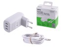 Ładowarka Belkin BoostCharge 3 Port USB-C PD 3.1 PPS Wall Charger 67W + USB-C to USB-C Cable 2m White Belkin