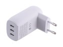 Ładowarka Belkin BoostCharge 3 Port USB-C PD 3.1 PPS Wall Charger 67W + USB-C to USB-C Cable 2m White Belkin