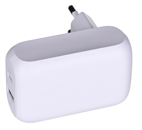 Ładowarka Belkin BoostCharge Dual USB-C + USB-A Wall Charger 42W White Belkin Ładowarka Belkin BoostCharge Dual USB-C + USB-A Wall Charger 42W White Belkin
