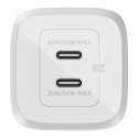 Ładowarka Belkin BoostCharge Pro Dual USB-C PD 3.0 PPS GaN Wall Charger 65W White Belkin