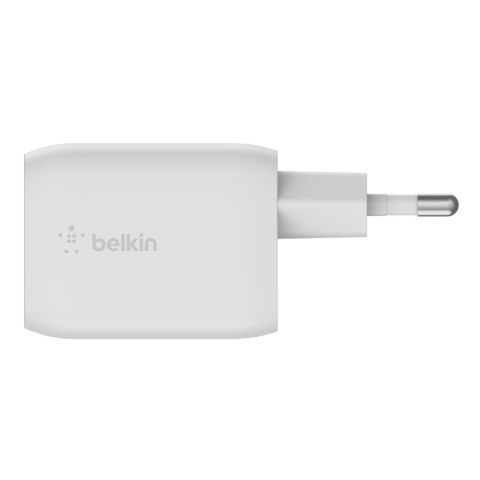 Ładowarka Belkin BoostCharge Pro Dual USB-C PD 3.0 PPS GaN Wall Charger 65W White Belkin Ładowarka Belkin BoostCharge Pro Dual USB-C PD 3.0 PPS GaN Wall Charger 65W White Belkin