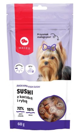 MACED Sushi z kaczką i rybą - przysmak dla psa - 60 g MACED