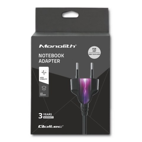 Zasilacz Qoltec 50052.90W.HP do notebooka Compaq, HP (19,5 V; 4,62 A; 90W; 4.5 mm x 3 mm) Qoltec Zasilacz Qoltec 50052.90W.HP do notebooka Compaq, HP (19,5 V; 4,62 A; 90W; 4.5 mm x 3 mm) Qoltec