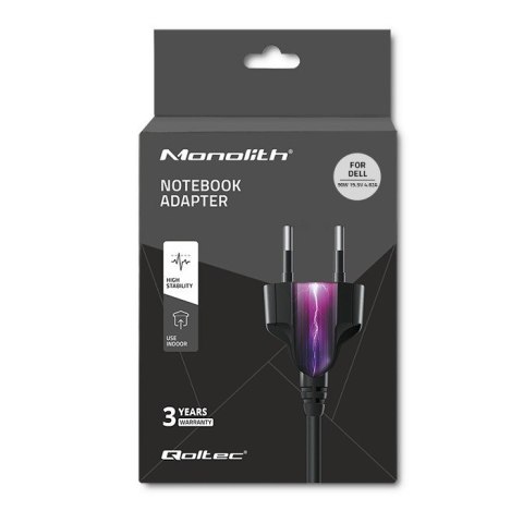 Zasilacz Qoltec 51516.90W do notebooka DELL (19,5 V; 4,62 A; 90W; 4.5 mm x 3 mm) Qoltec Zasilacz Qoltec 51516.90W do notebooka DELL (19,5 V; 4,62 A; 90W; 4.5 mm x 3 mm) Qoltec