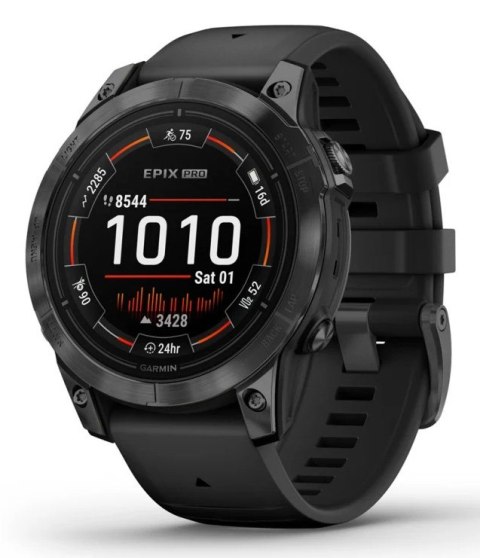 Zegarek sportowy Garmin EPIX PRO g2 47mm Slate Gray Black / Black Band Zegarek sportowy Garmin EPIX PRO g2 47mm Slate Gray Black / Black Band
