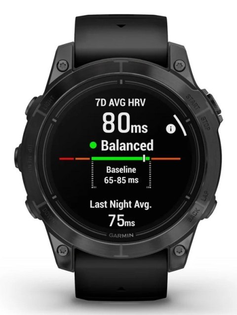 Zegarek sportowy Garmin EPIX PRO g2 47mm Slate Gray Black / Black Band Zegarek sportowy Garmin EPIX PRO g2 47mm Slate Gray Black / Black Band