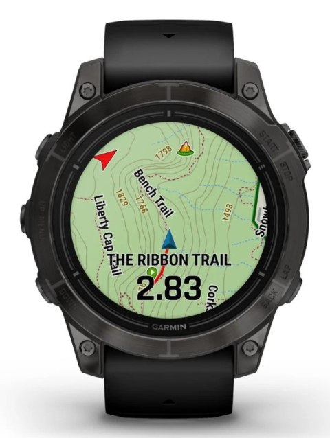 Zegarek sportowy Garmin EPIX PRO g2 47mm Slate Gray Black / Black Band Zegarek sportowy Garmin EPIX PRO g2 47mm Slate Gray Black / Black Band