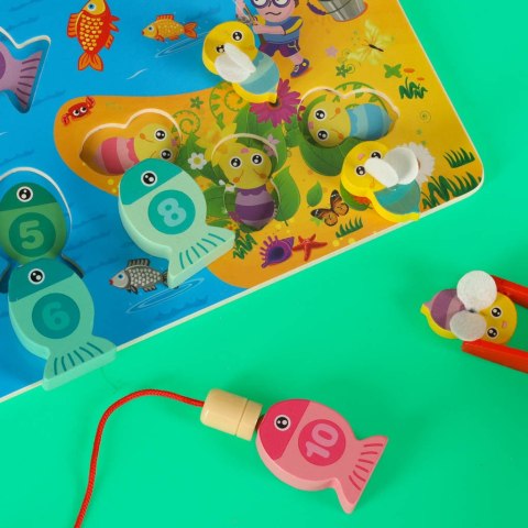 Gra drewniana rybki łowienie rybek na magnes pszczółki montessori Kik Sp. z o. o. Sp. k. Gra drewniana rybki łowienie rybek na magnes pszczółki montessori Kik Sp. z o. o. Sp. k.