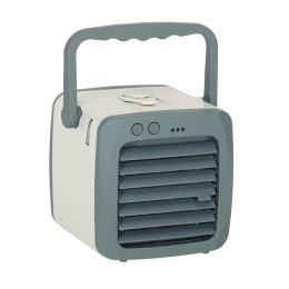 Kik Sp. z o. o. Sp. k. Klimatyzator klimator przenośny wentylator biurkowy nawilżacz USB biały