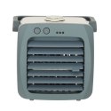 Kik Sp. z o. o. Sp. k. Klimatyzator klimator przenośny wentylator biurkowy nawilżacz USB biały