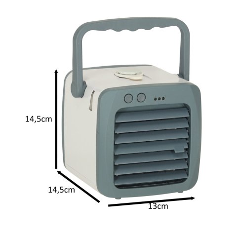 Kik Sp. z o. o. Sp. k. Klimatyzator klimator przenośny wentylator biurkowy nawilżacz USB biały Kik Sp. z o. o. Sp. k. Klimatyzator klimator przenośny wentylator biurkowy nawilżacz USB biały
