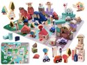 Klocki drewniane edukacyjne miasto puzzle 135el. Kik Sp. z o. o. Sp. k.