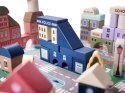 Klocki drewniane edukacyjne miasto puzzle 135el. Kik Sp. z o. o. Sp. k.